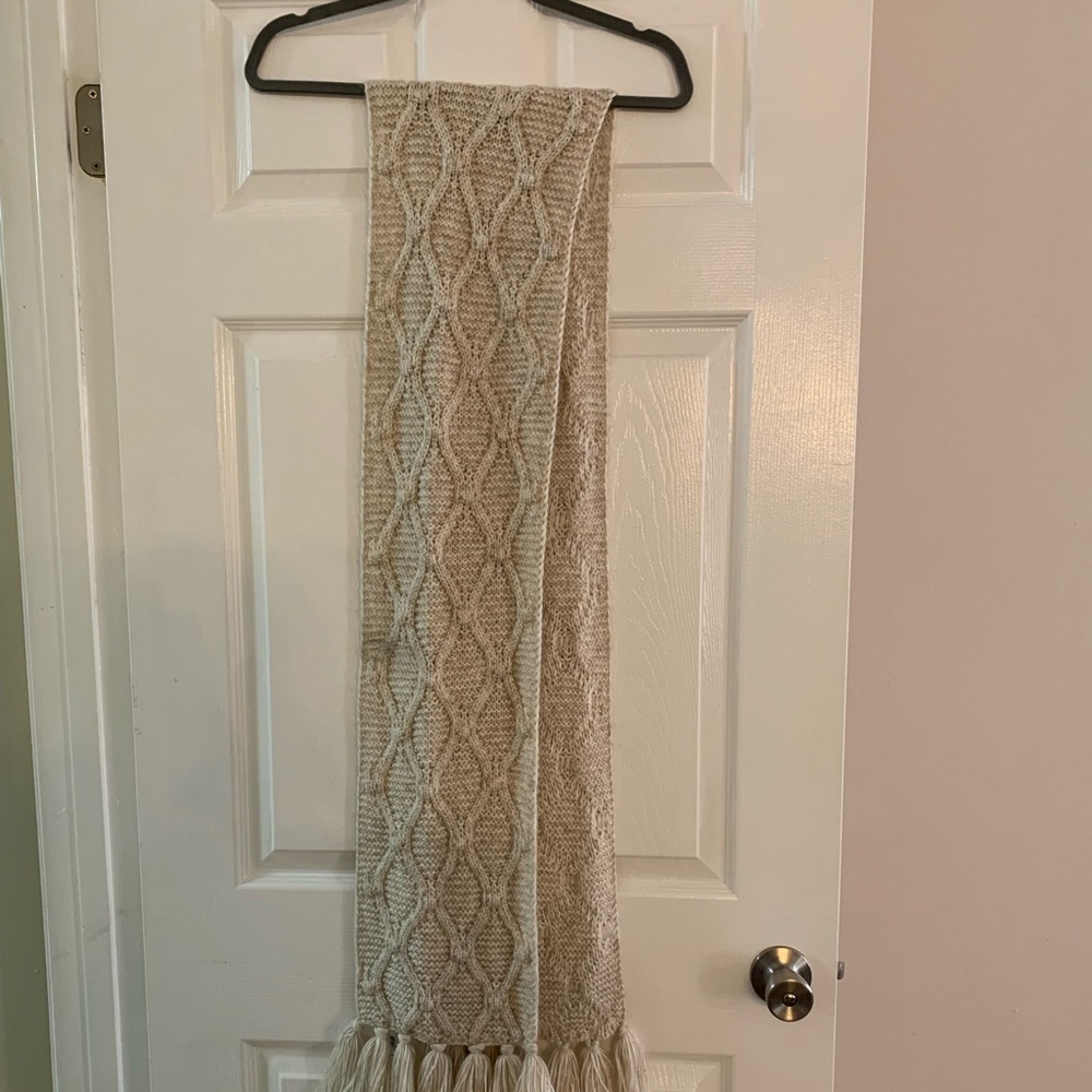 Cream scarf